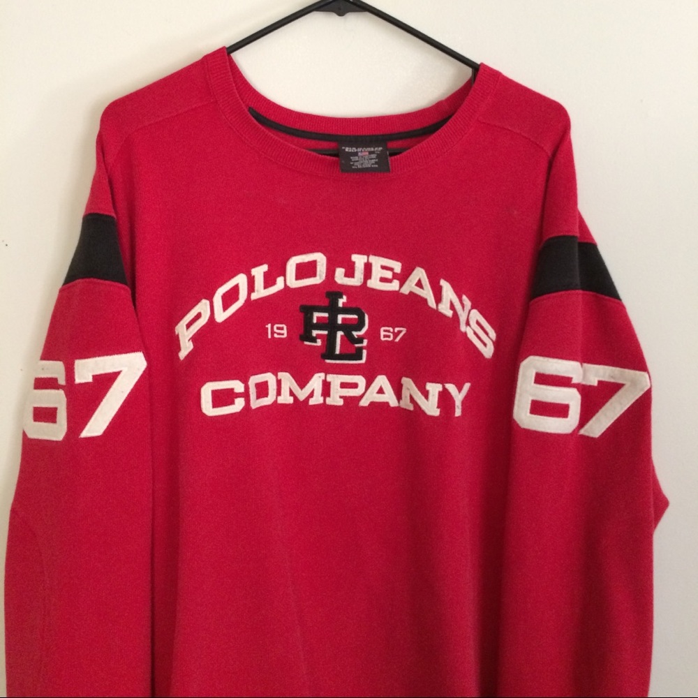 POLO JEANS COMPANY PULLOVER MENS XL